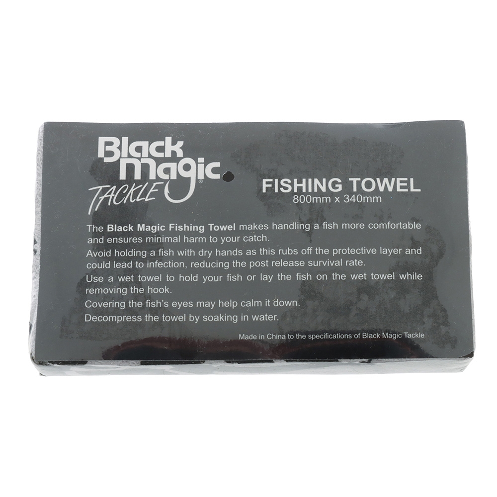 Black Magic Fishing Towel - Compressed
