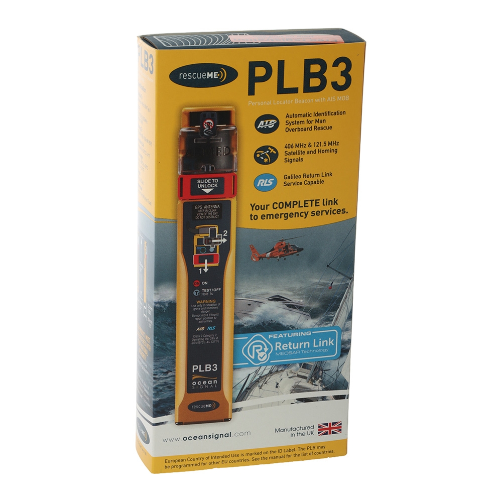 Ocean Signal rescueME PLB3 with AIS RLS NFC - NZ Coded