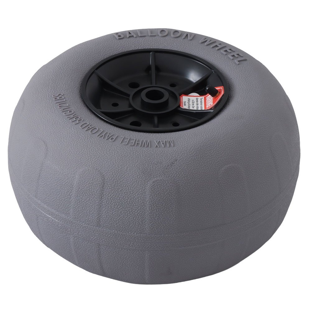 Beach Balloon Wheel for Fishing & Kayak Trolleys 22 x 10cm - Pair