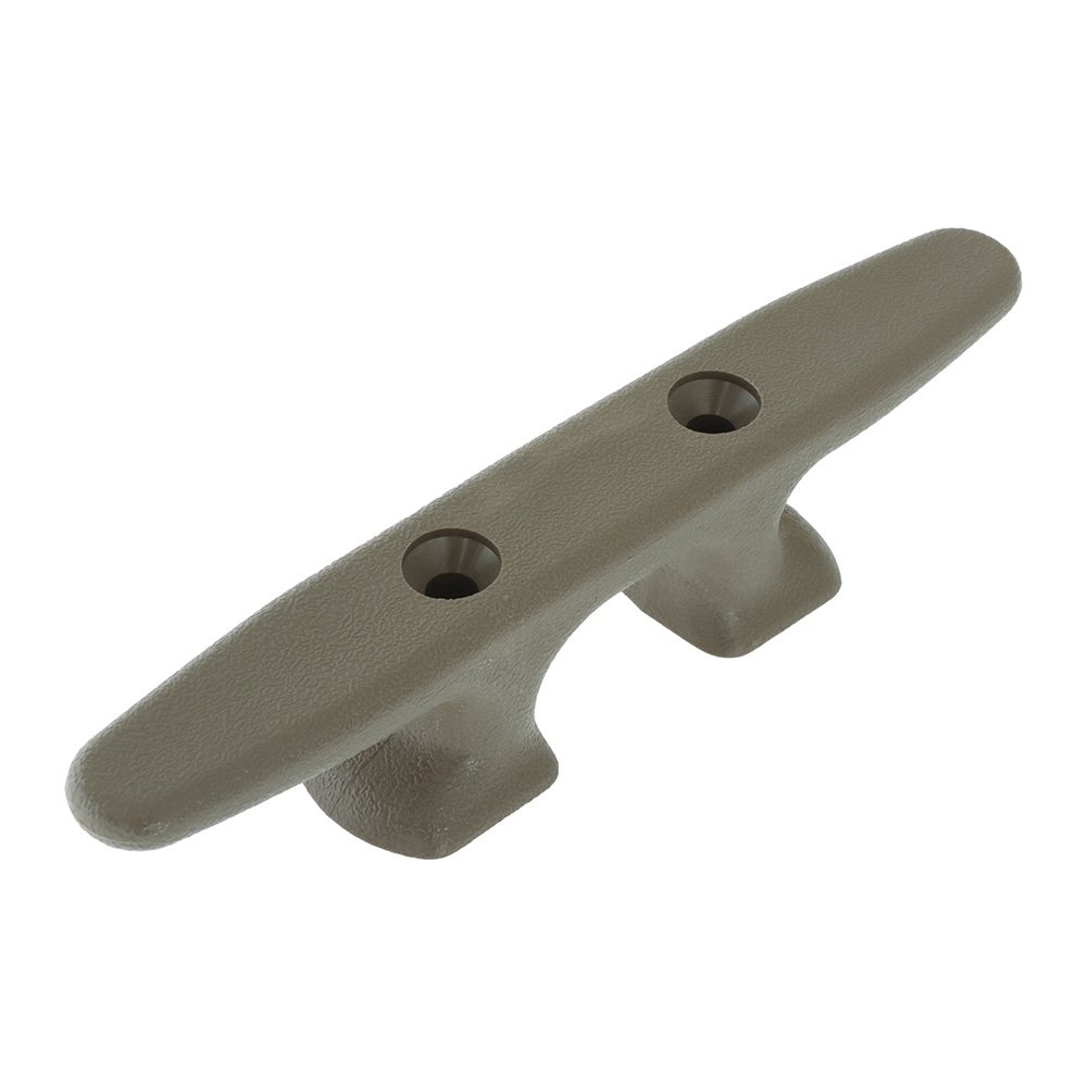 Sea-Dog Heavy Duty Nylon Open Base Cleat Flat Dark Earth 203mm