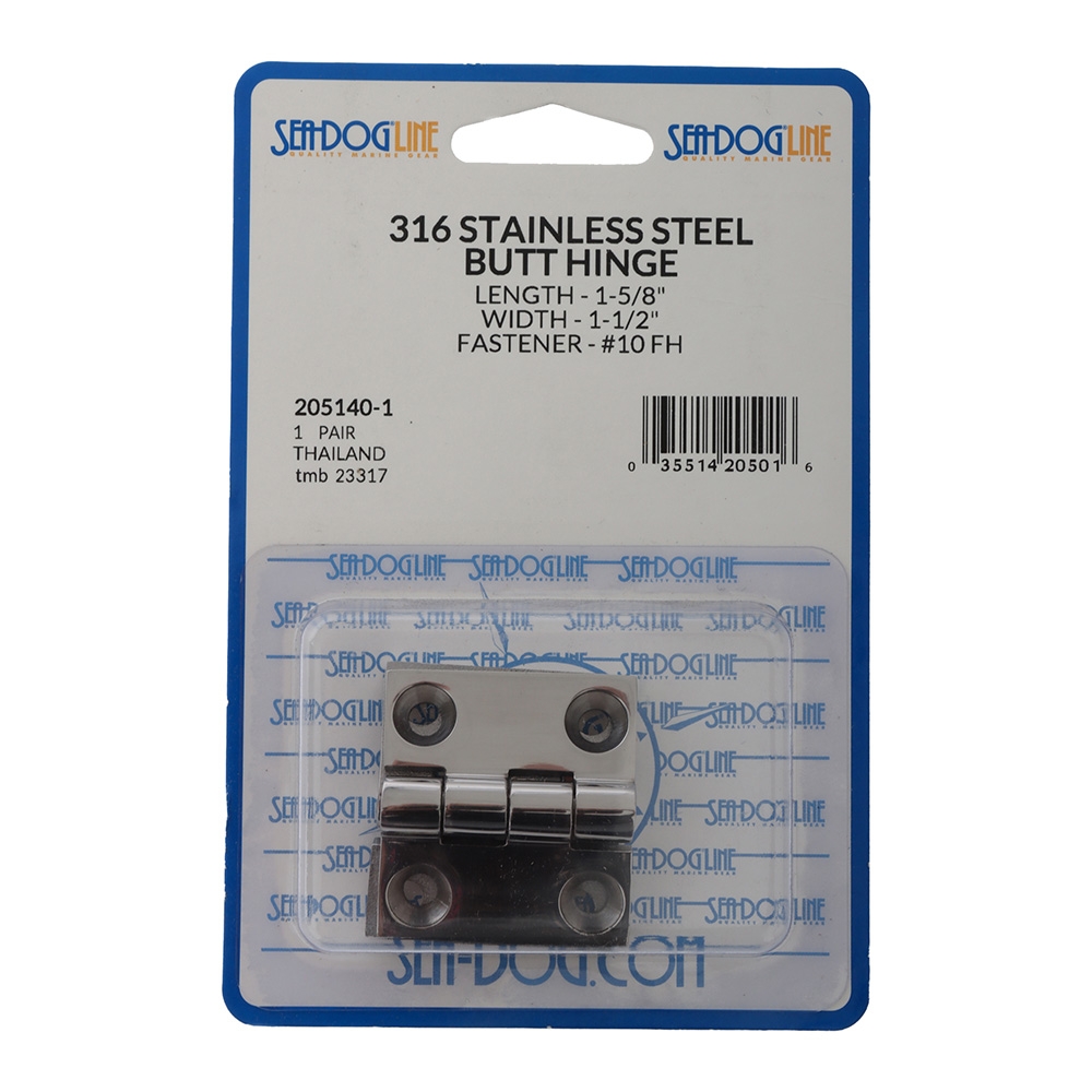 Sea-Dog Stainless Steel Butt Hinge 41x31mm