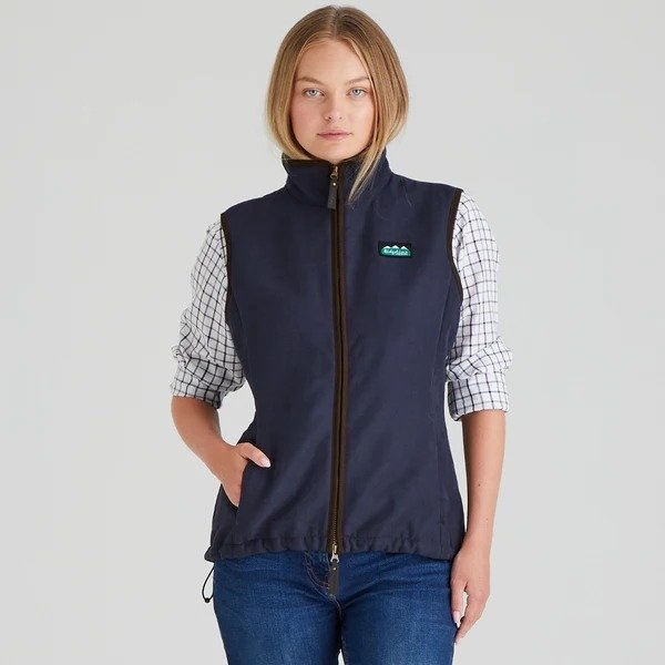 Ridgeline Monarch Womens Moleskin Vest Navy