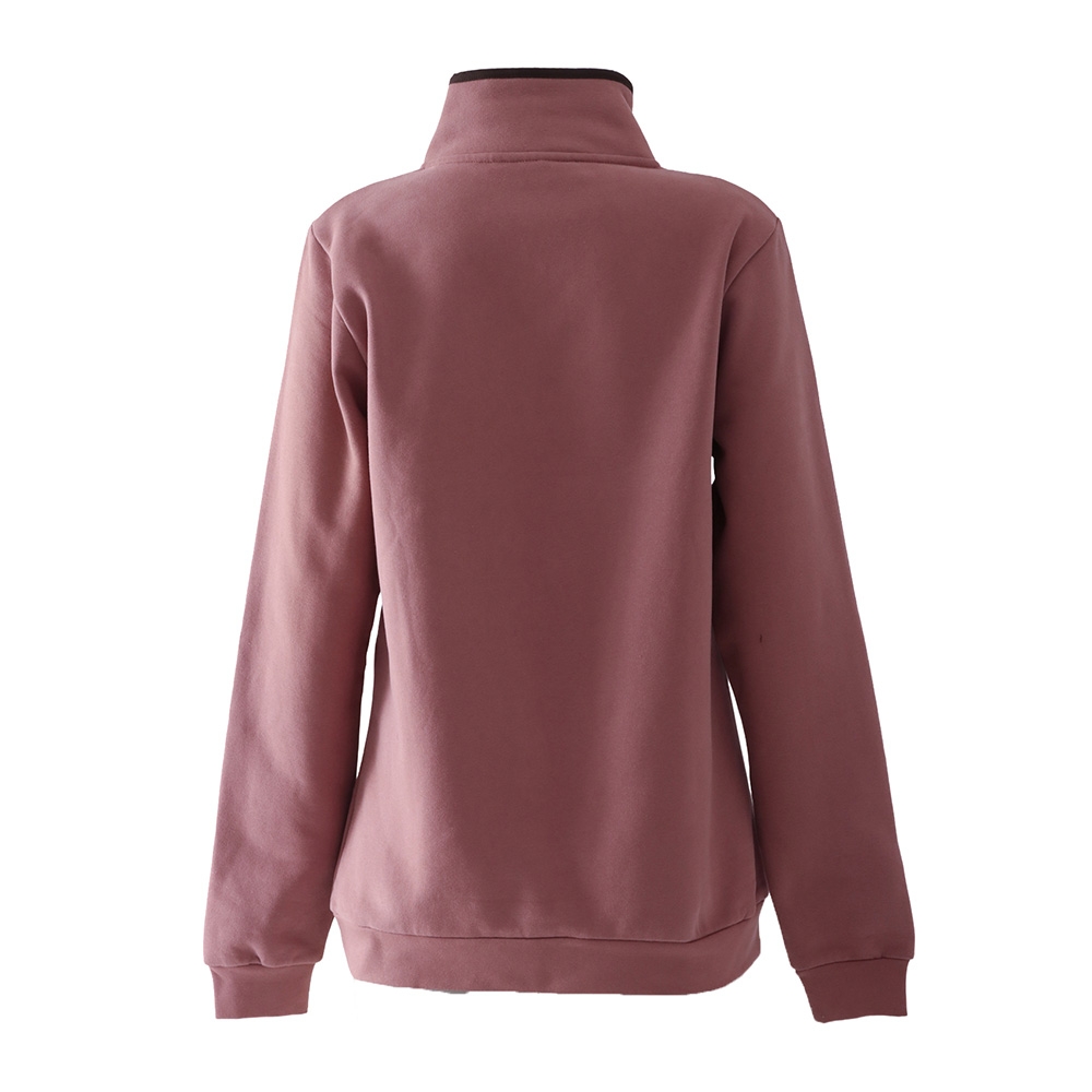 Ridgeline Brancaster Womens 1/4 Zip Top Dusky Pink