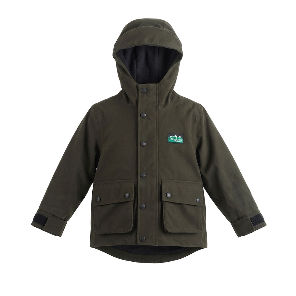 Ridgeline Spiker Kids Waterproof Jacket Deep Forest 8 Years