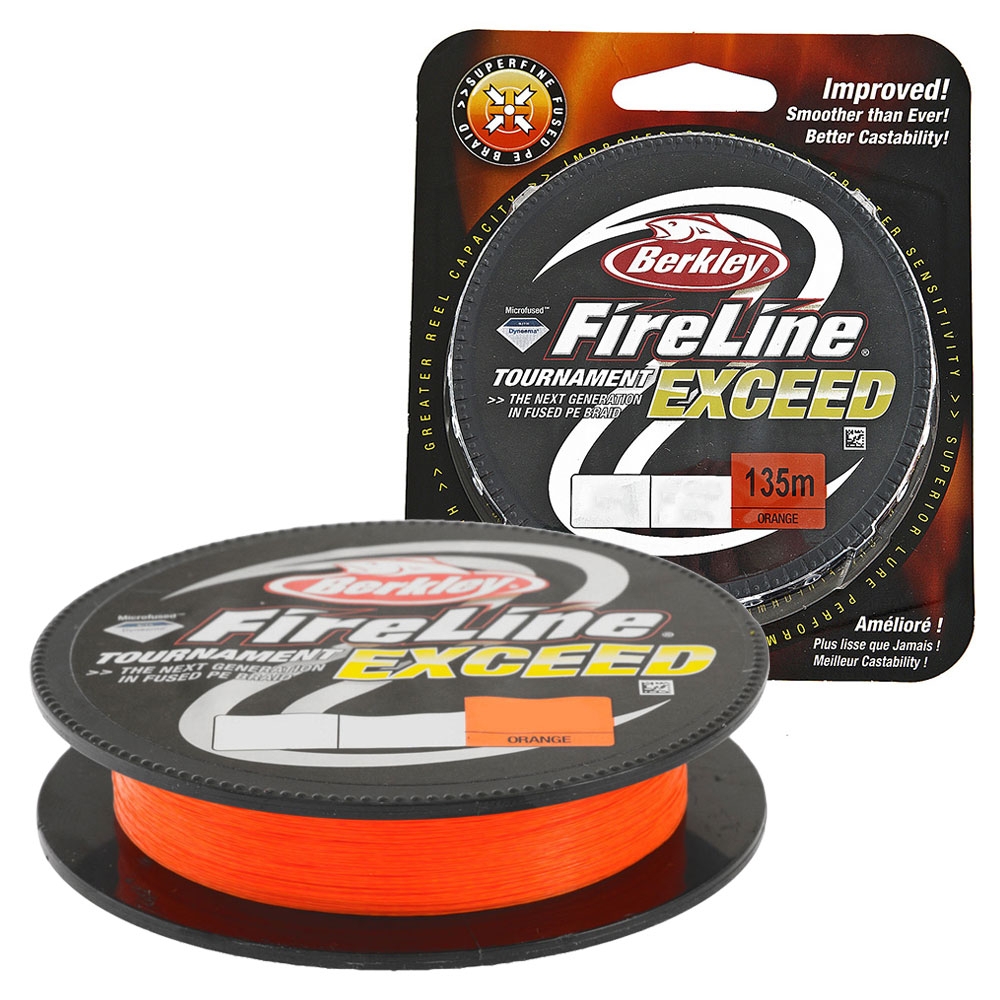 Berkley FireLine Exceed Braid Orange 135m 7.5kg 0.20mm