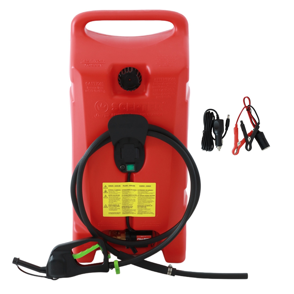 Scepter Portable Powered Fuel Station 53L Petrol / Red