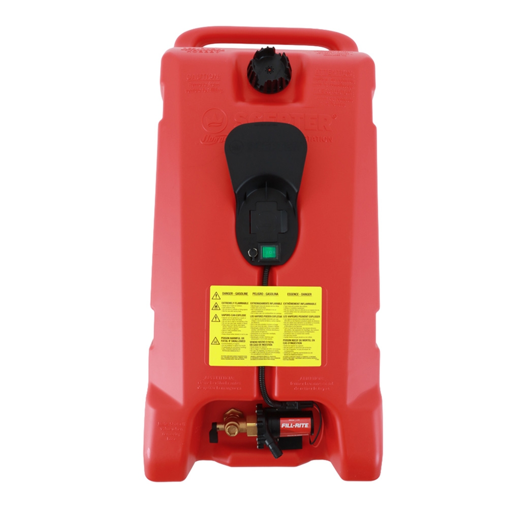 Scepter Portable Powered Fuel Station 53L Petrol / Red