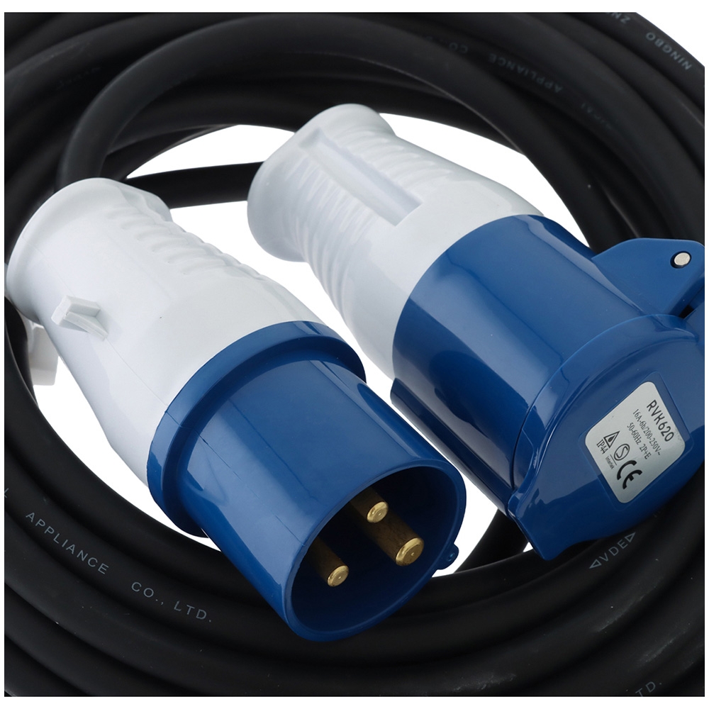Everroam Heavy Duty Caravan & Motorhome Mains Power Lead 16A 10m