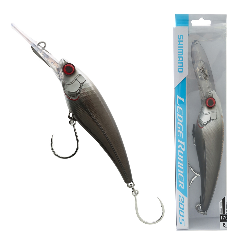 Shimano Ledge Runner 200S Bibbed Trolling Lure 200mm New Moon