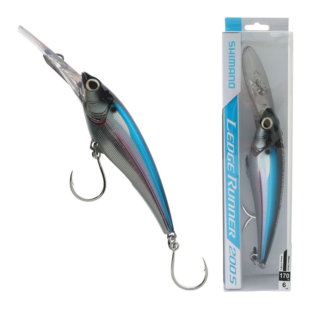 Shimano Ledge Runner 200S Bibbed Trolling Lure 200mm Flyer Flash