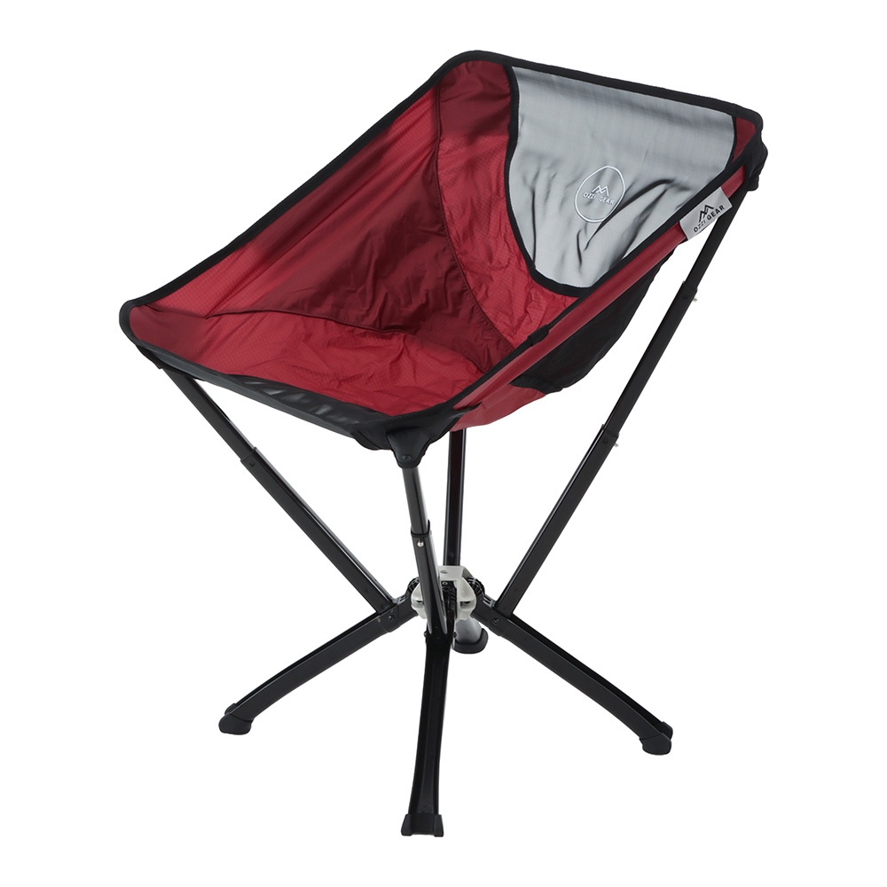 Ozzi Gear Outdoor Compact Camping Chair Burgundy