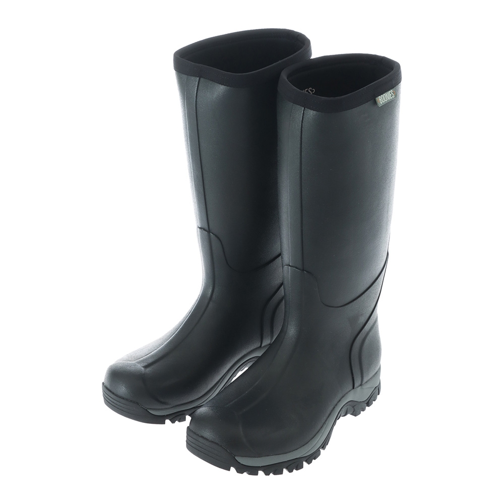 Boonies Rover Tall Mens Neoprene Gumboots Black