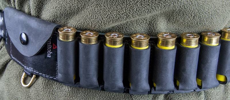 Manitoba Shotshell Leather Belt 20 Gauge Holds 25 Round