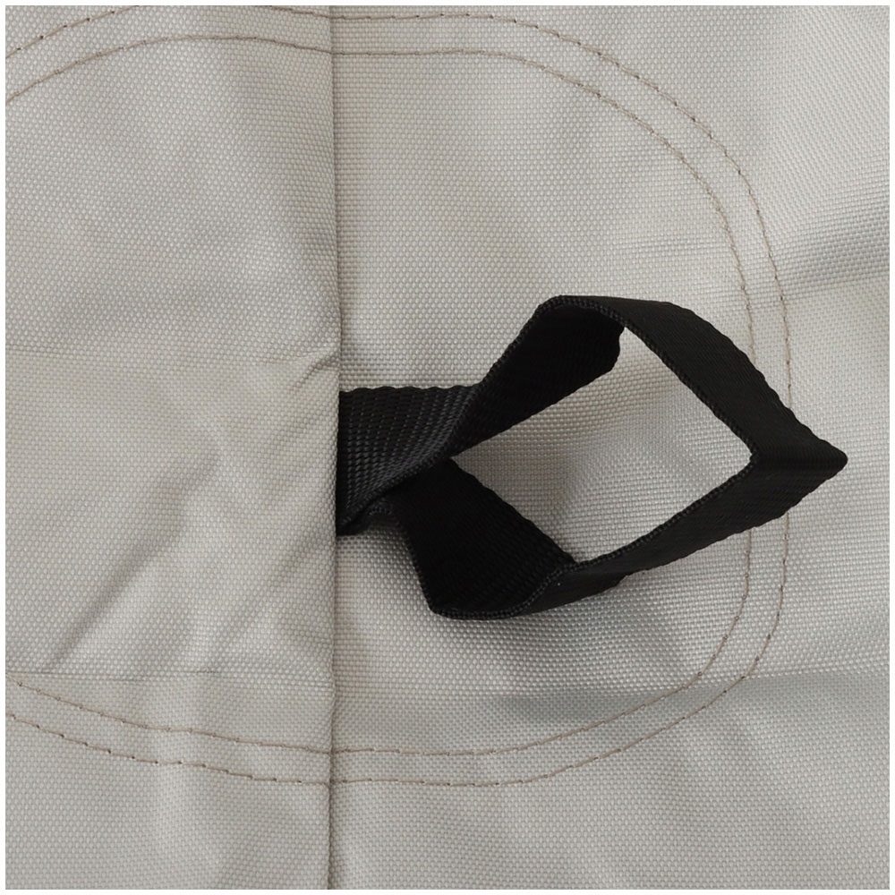 Heavy-Duty 600D Waterproof Full Zip Kayak Cover Grey