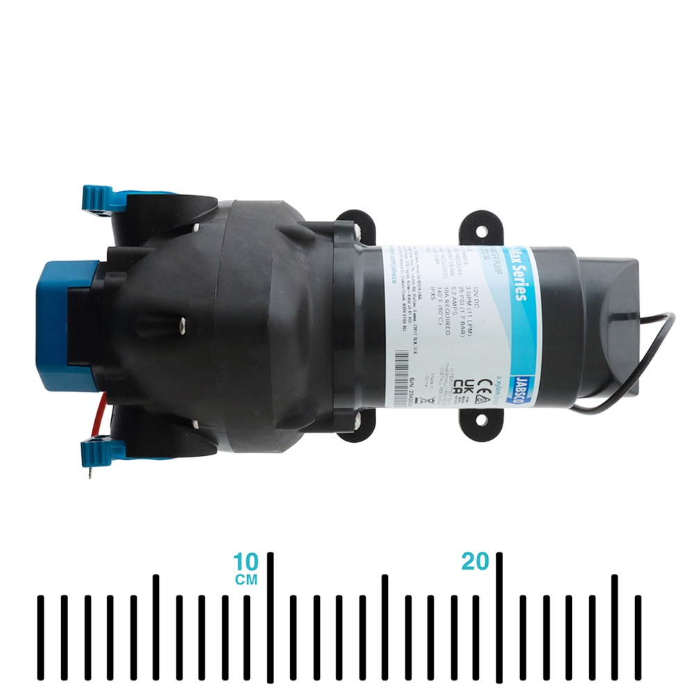 Jabsco PAR-Max 3 Water Pressure System Pump 12VDC 11LPM 25PSI