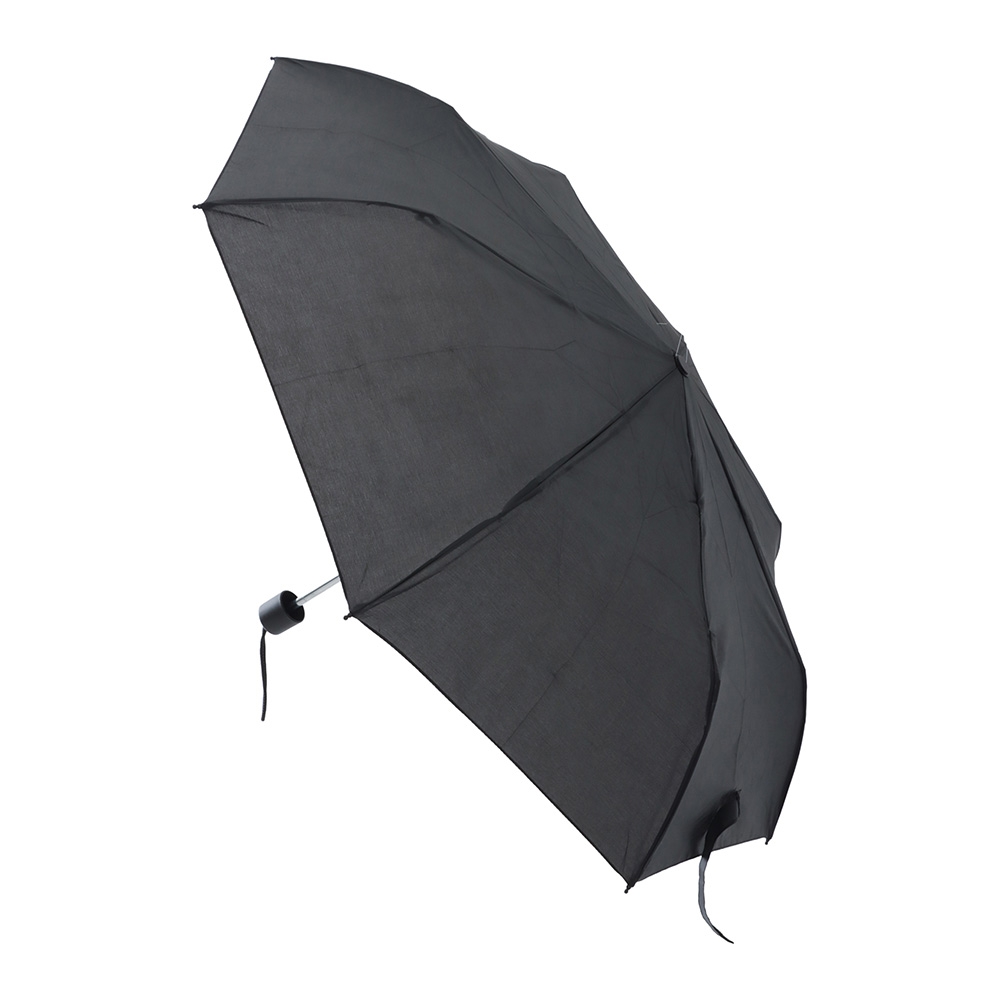 Real Value Compact Travel Umbrella Manual Open Black
