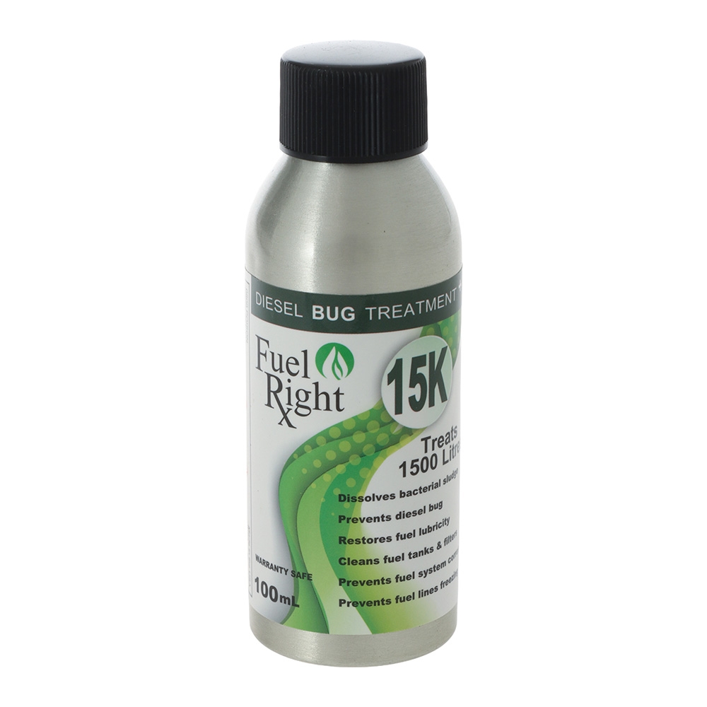 FuelRight 15K Non-Biocide Diesel Bug Treatment & Conditioner 100ml Aluminium