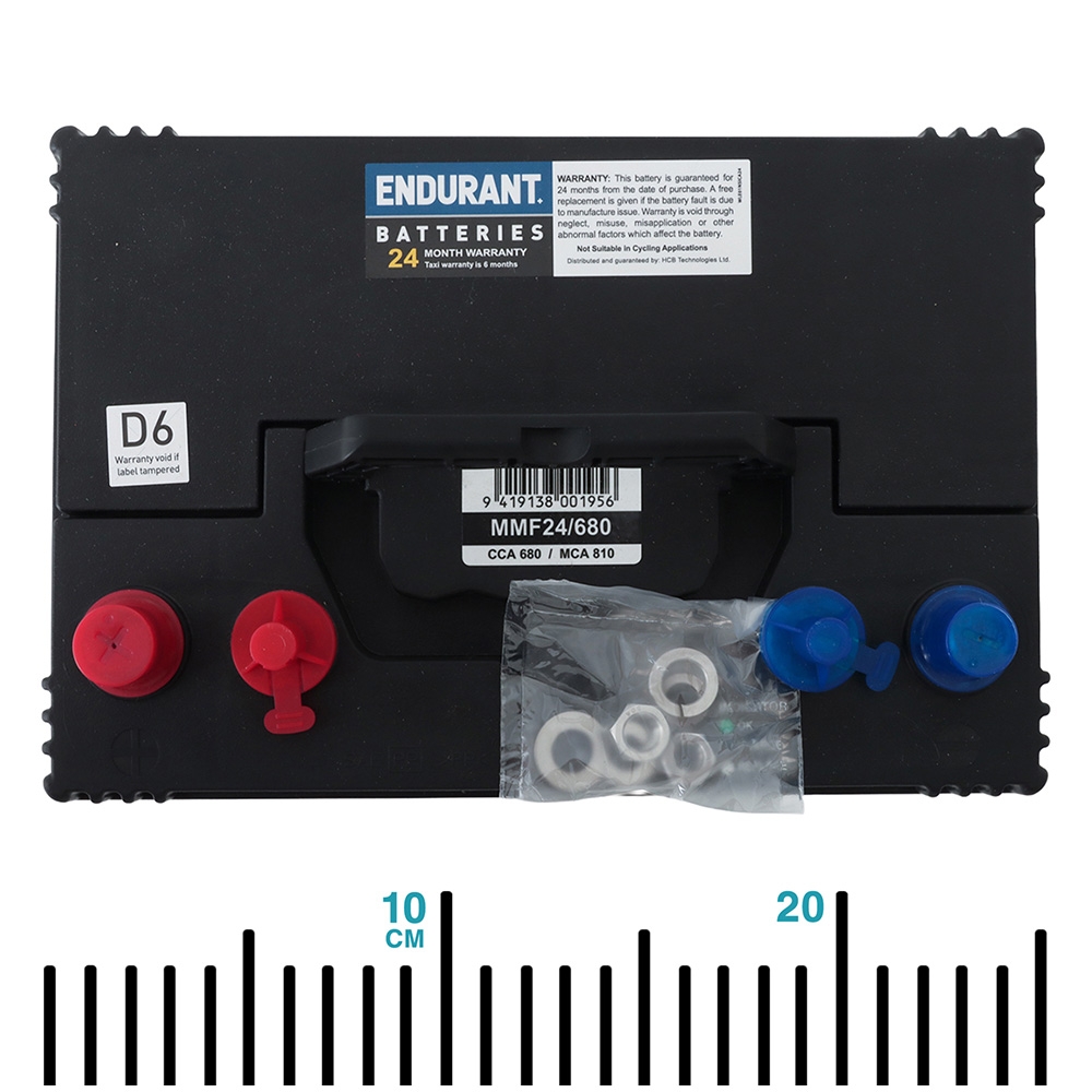 Endurant Boat Master MMF24/680 Marine Starting Battery 12V 75Ah 680CCA