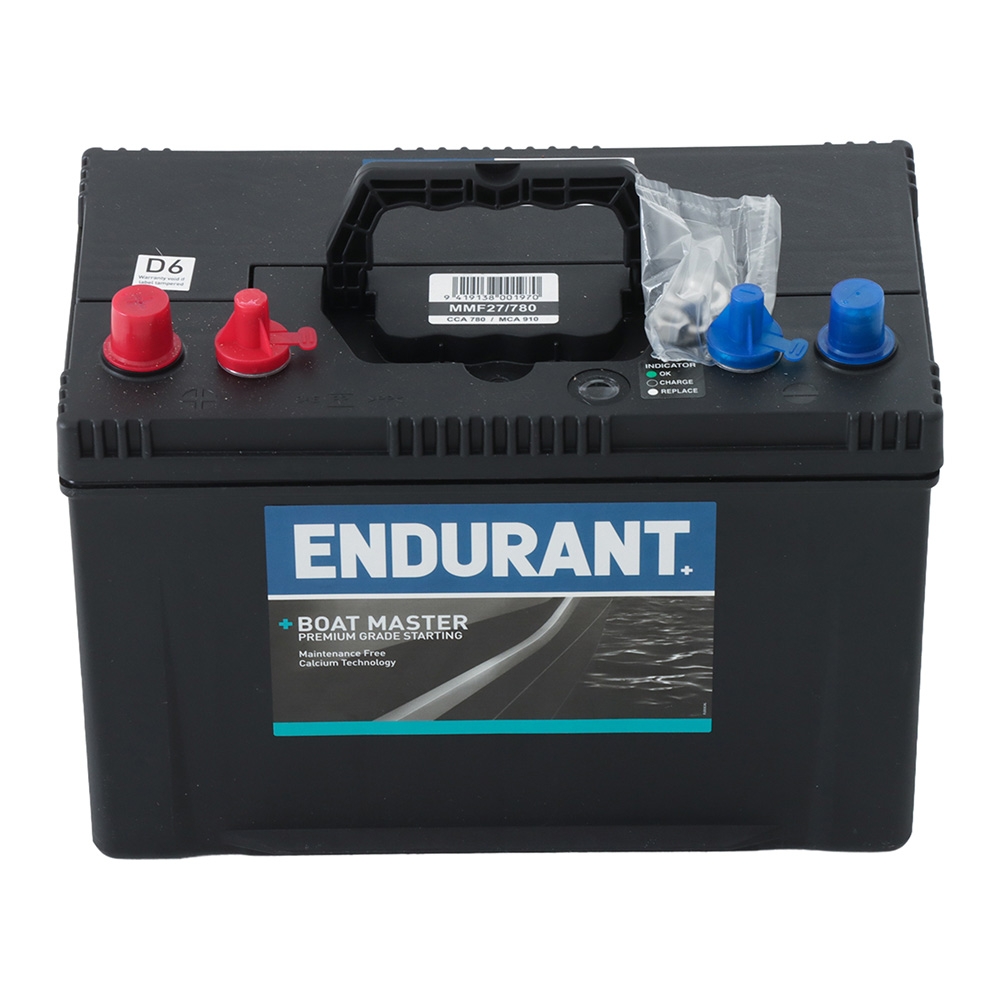 Endurant Boat Master MMF27/780 Marine Starting Battery 12V 75Ah 680CCA