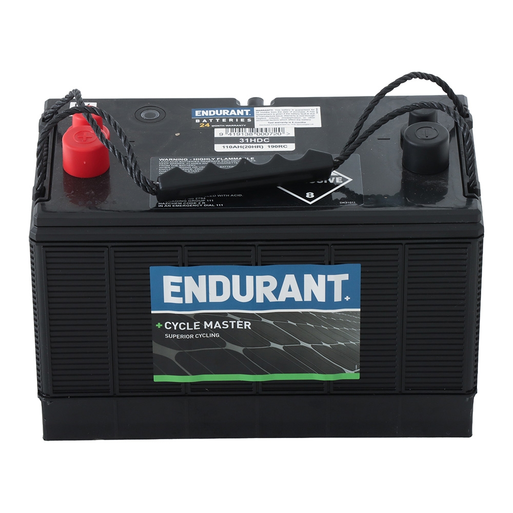 Endurant Cycle Master 31HDC Marine Deep Cycle Battery 12V 110Ah