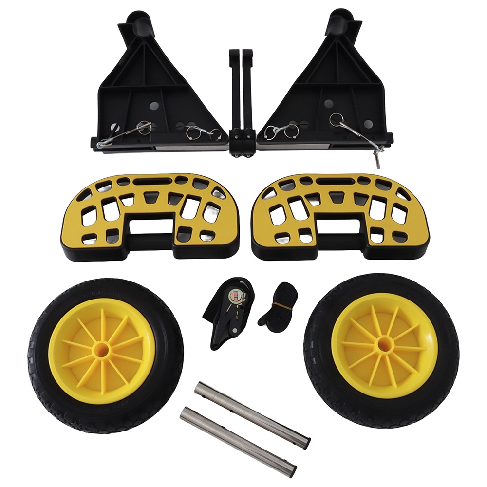 Heavy Duty Detachable Kayak and SUP Trolley Yellow