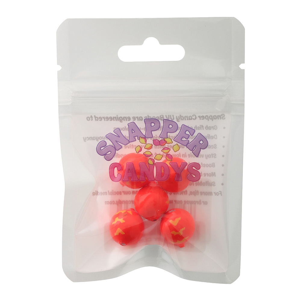 Snapper Candy Strawberry Custard UV Beads 5 Pack