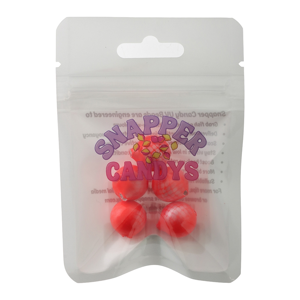 Snapper Candy Pink Snake UV Beads 5 Pack
