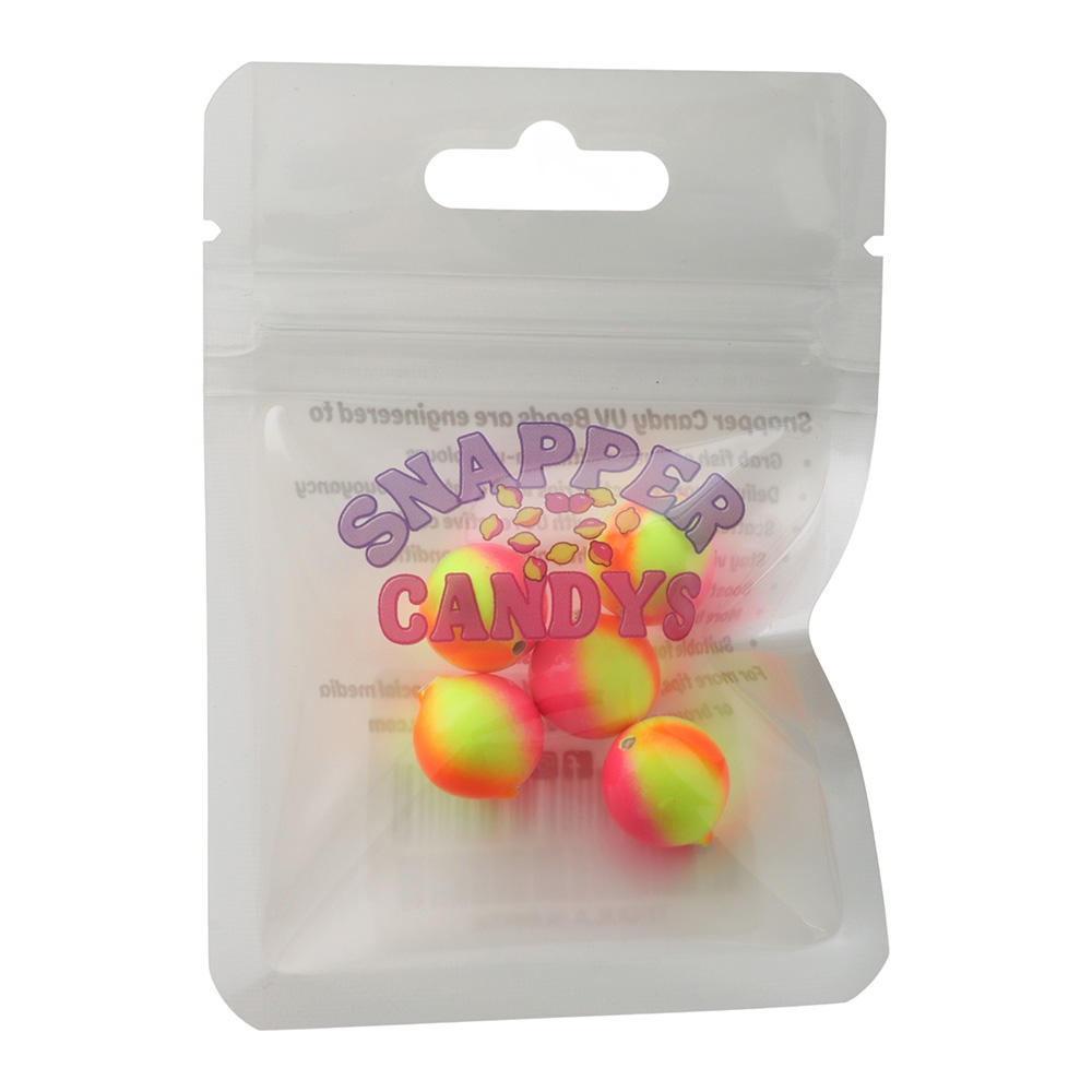 Snapper Candy Tequila Sunrise UV Beads 5 Pack
