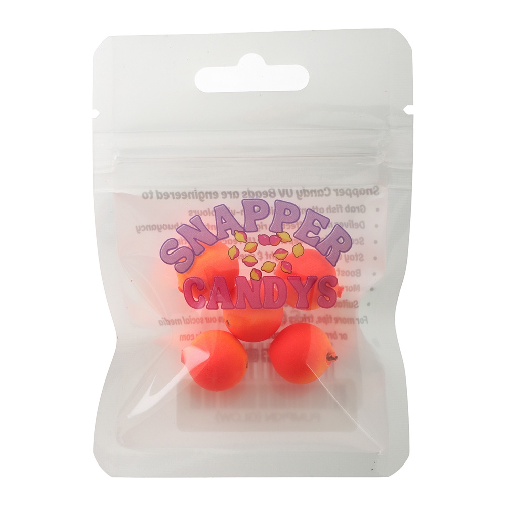 Snapper Candy Pumpkin Glow UV Beads 5 Pack