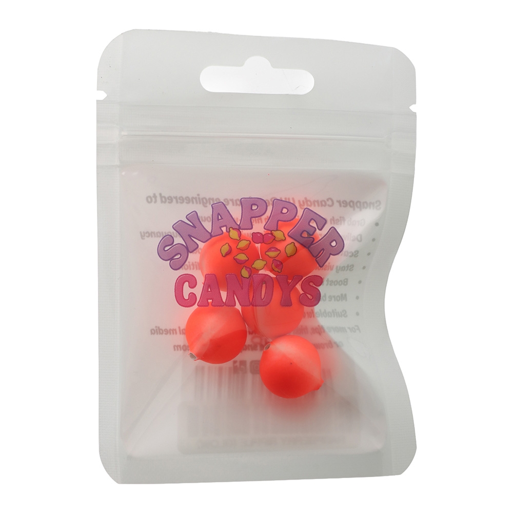 Snapper Candy Raspberry Ripple Glow UV Beads 5 Pack