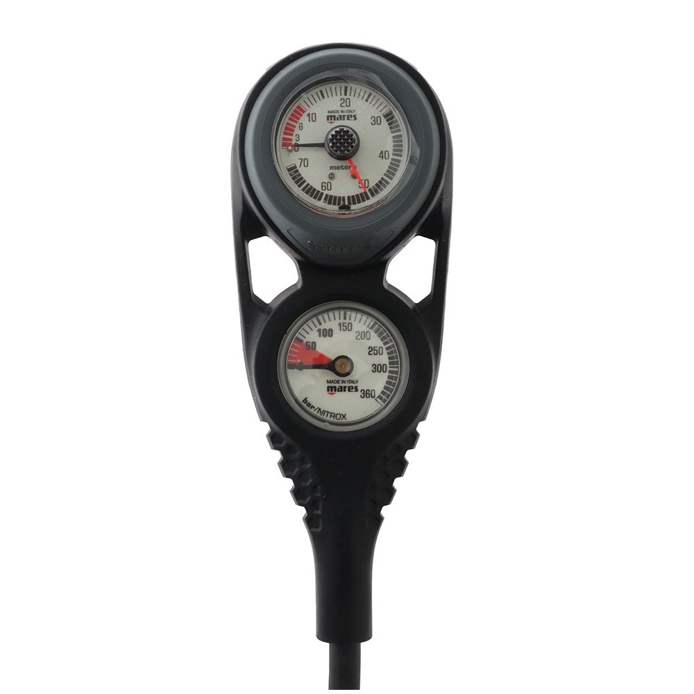 Mares Mission 2 Dive Pressure (SPG) / Depth Gauge 