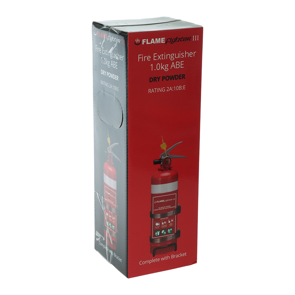 Flamefighter III ABE Dry Powder Fire Extinguisher 1kg 2A:10B:E