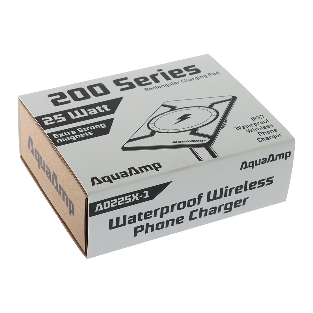 AquaAmp 200 Series Waterproof Wireless Super Fast Phone Charger Qi2 25W