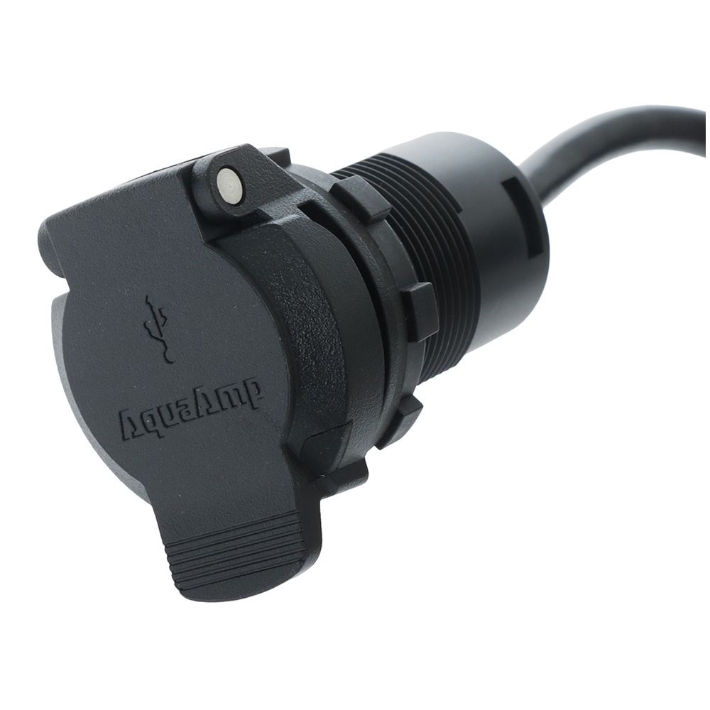 AquaAmp Waterproof Dual USB-A/C Smart Charger 6W/30W