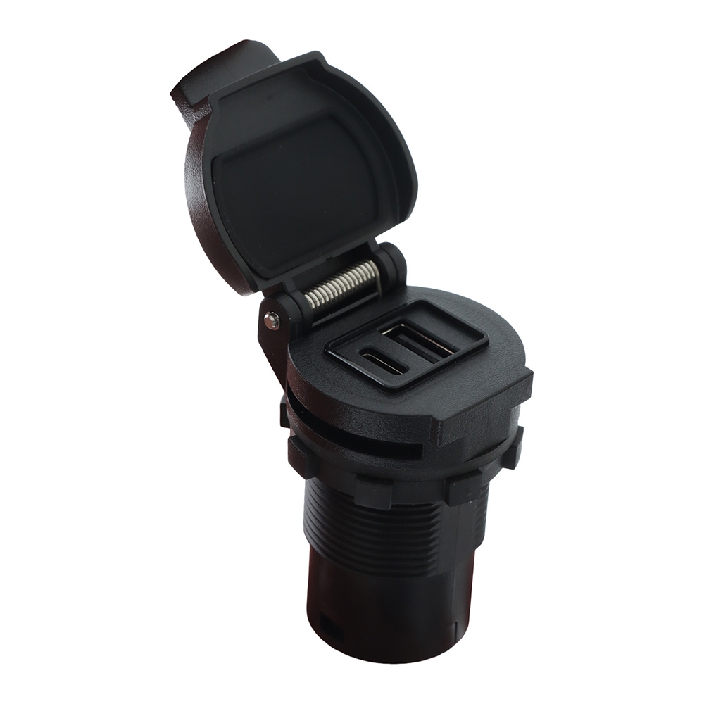AquaAmp Waterproof Dual USB-A/C Smart Charger 6W/30W