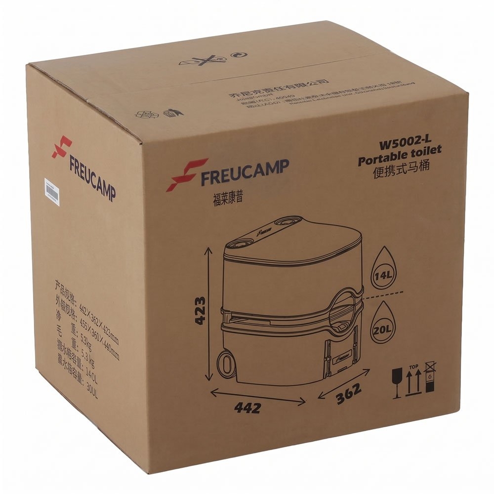 Freucamp Portable Toilet 20L 