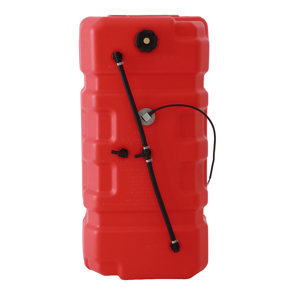 Low-Profile Outboard Fuel Tank with Optional Electronic Fuel Sensor 90L