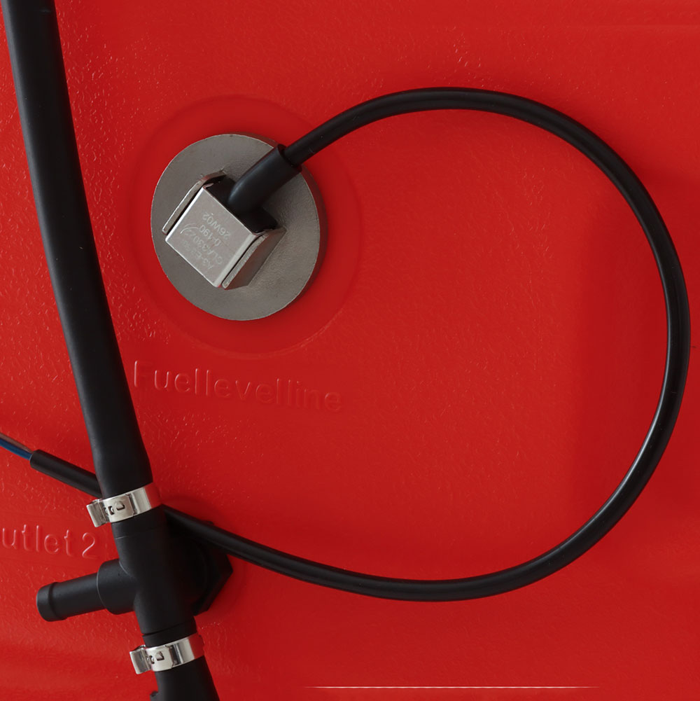 Low-Profile Outboard Fuel Tank with Electronic Fuel Sensor 120L