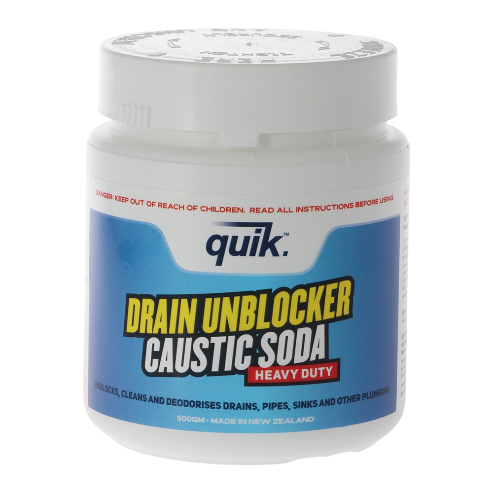 Quik Drain Unblocker Caustic Soda 500g
