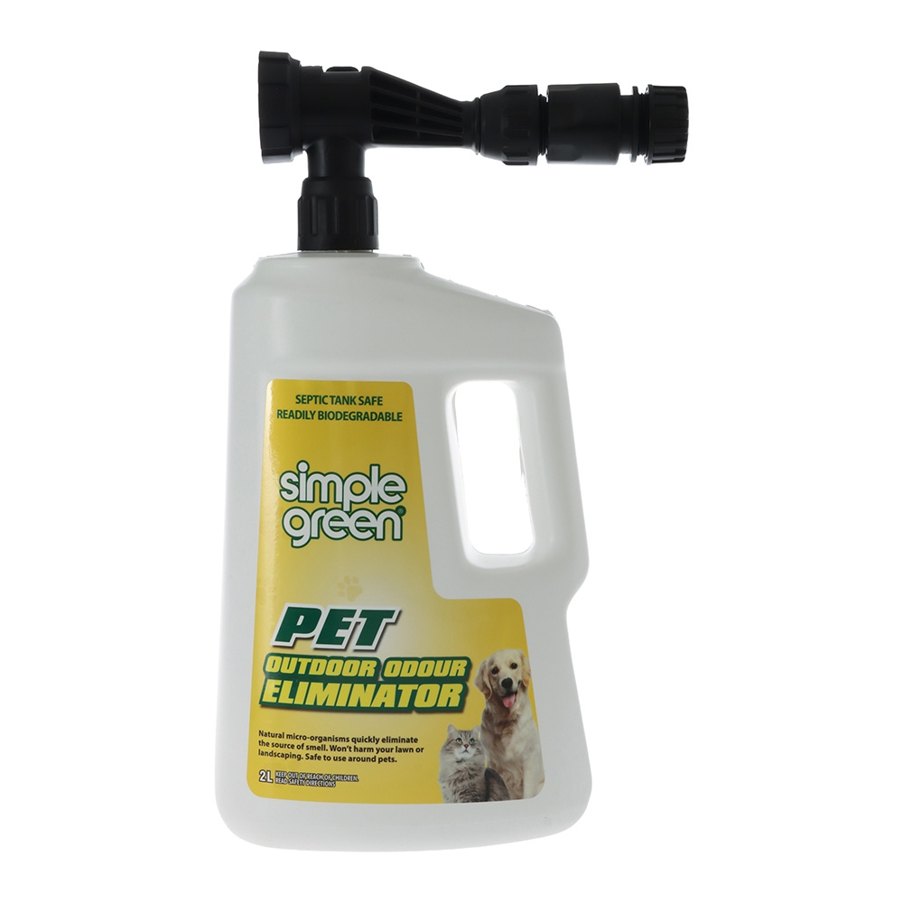 Simple Green Pet Outdoor Odour Eliminator with Hose Attachment 2L