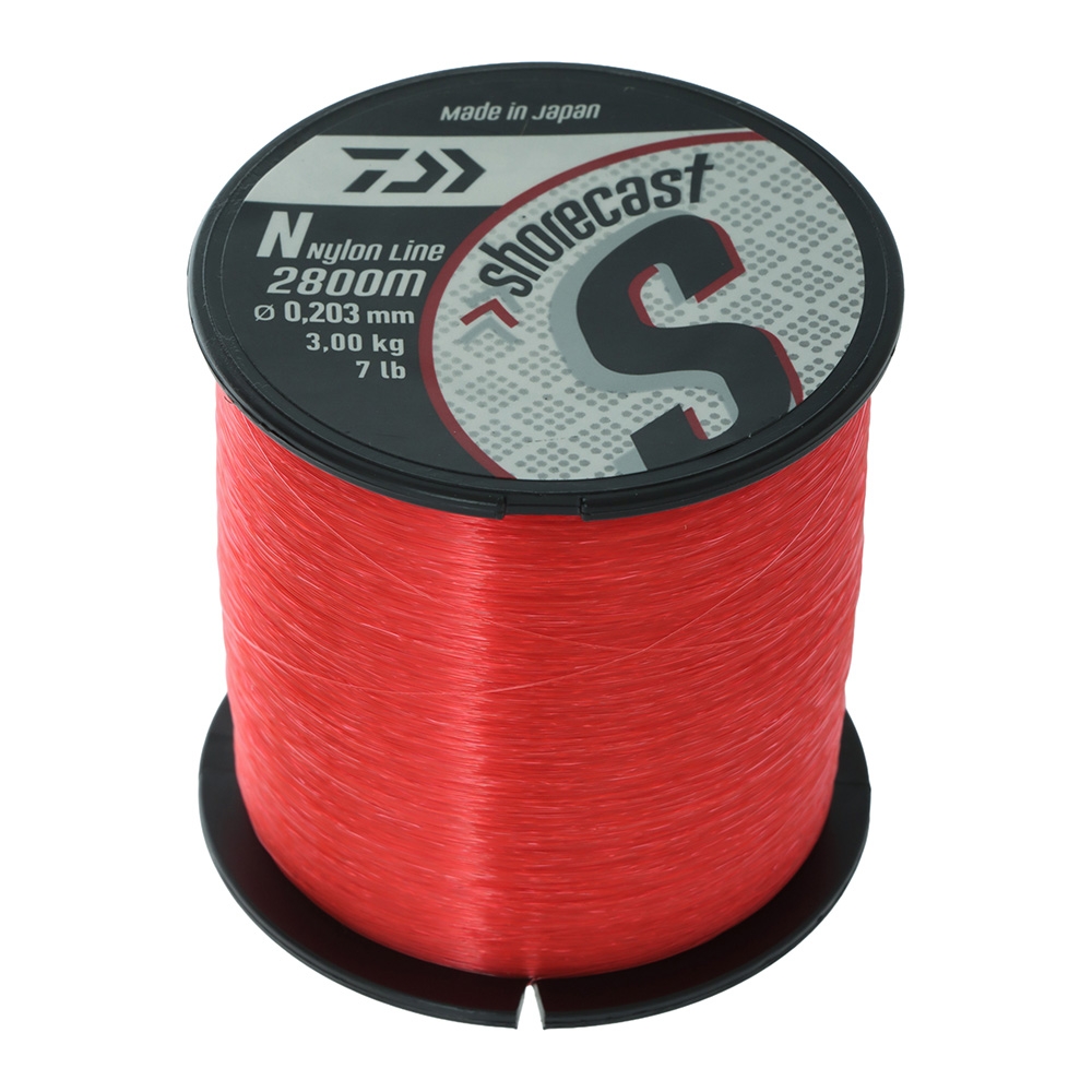 Daiwa Shorecast 1/4lb Monofilament Line Red 7lb