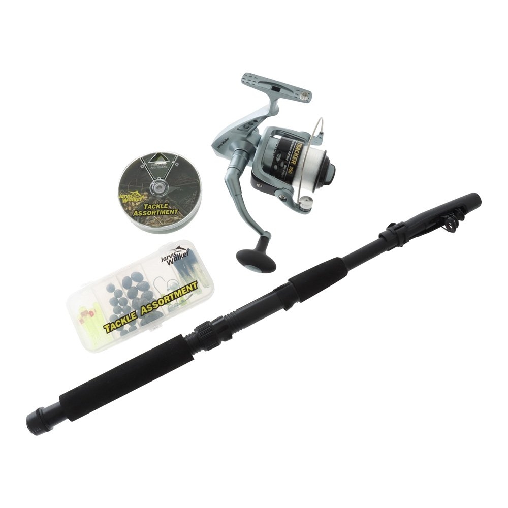 Jarvis Walker Tracker II Telescopic Travel Spin Combo with Line and Tackle 6ft 2-5kg