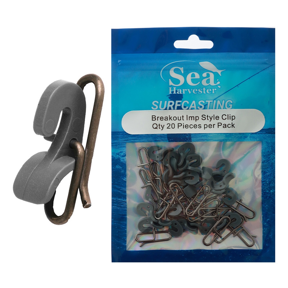 Sea Harvester Breakout Surfcasting Imp Style Clips Qty 20