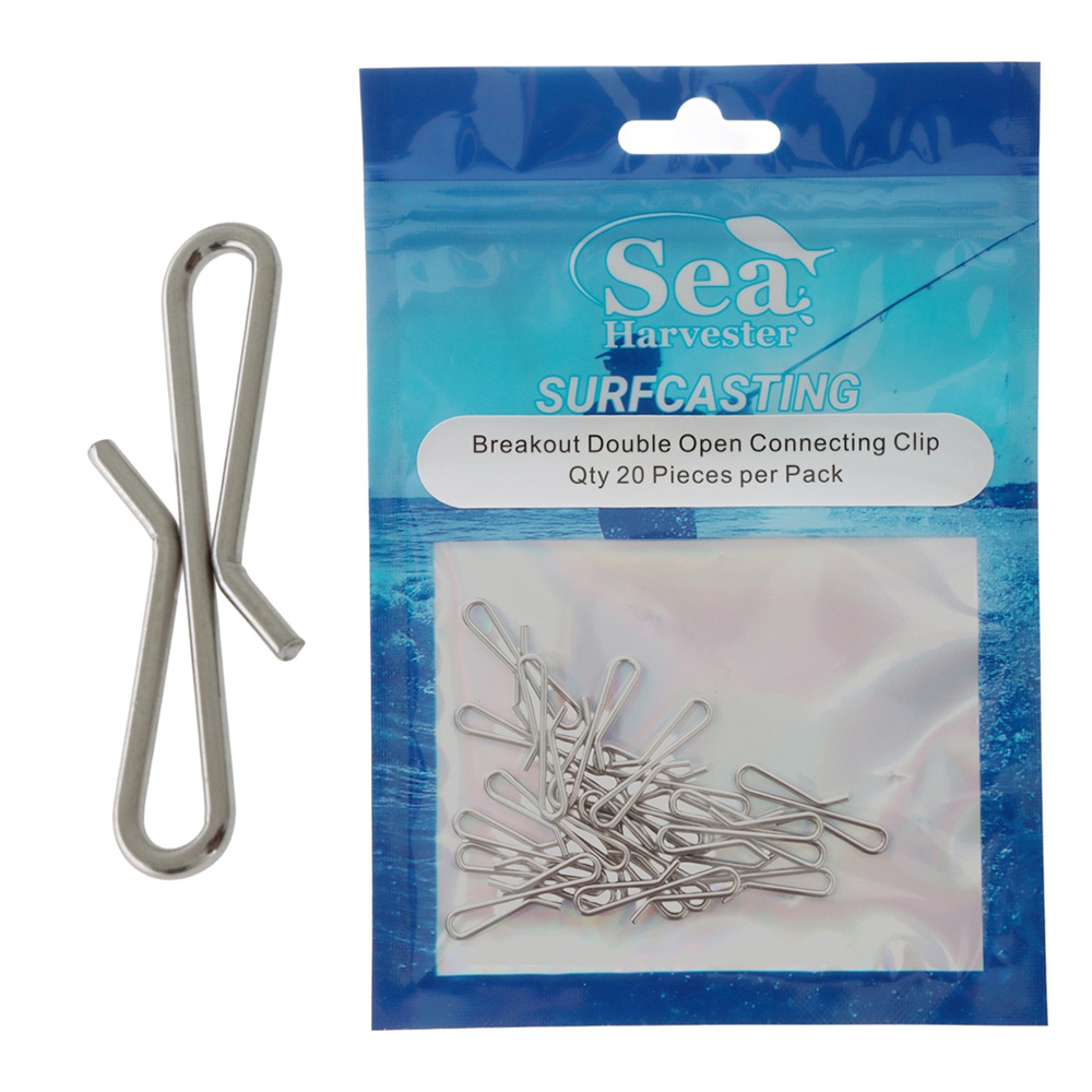 Sea Harvester Breakout Double Open Connecting Clips Qty 20