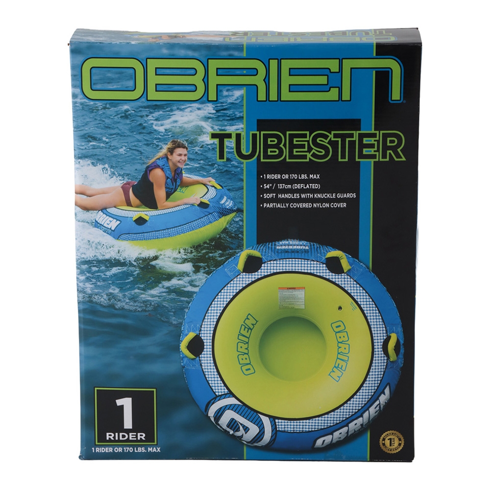 O'Brien Tubester 1-Person Towable Sea Biscuit Ski Tube 137cm Yellow