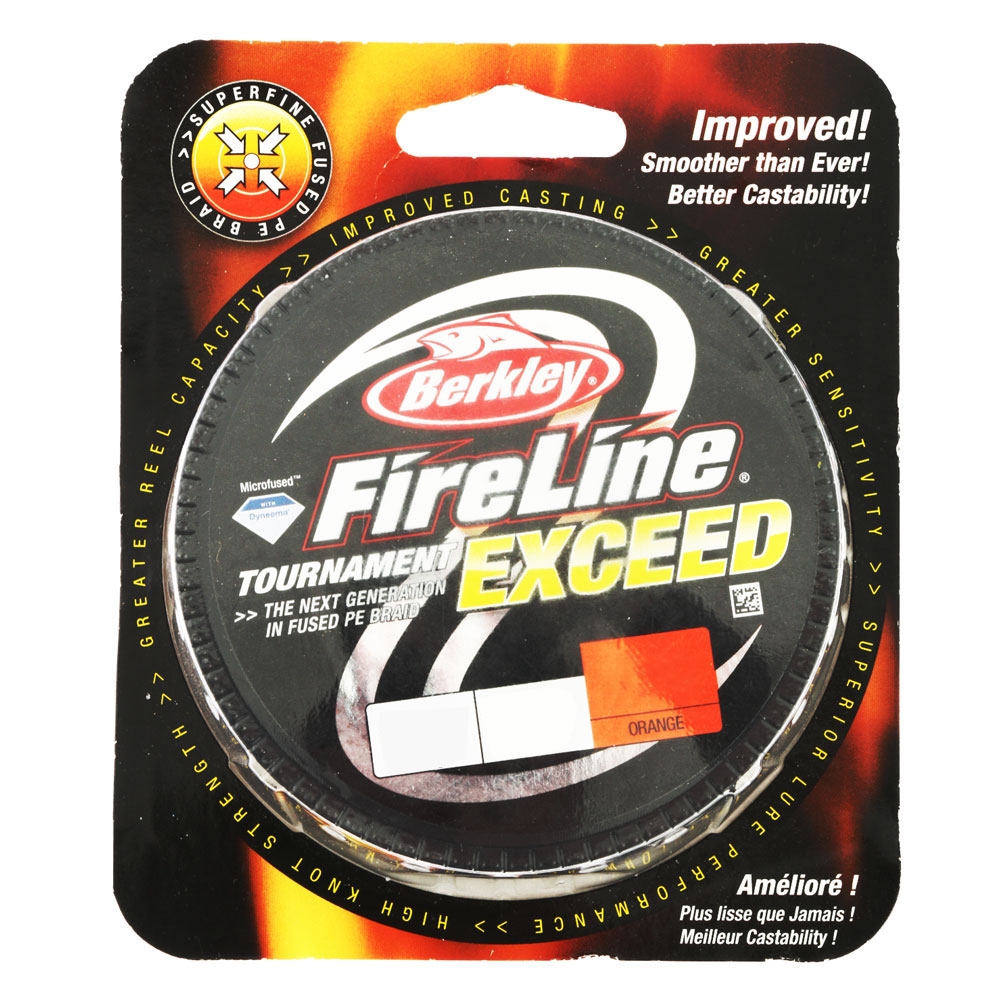 Berkley FireLine Exceed Braid Orange 135m 7.5kg 0.20mm