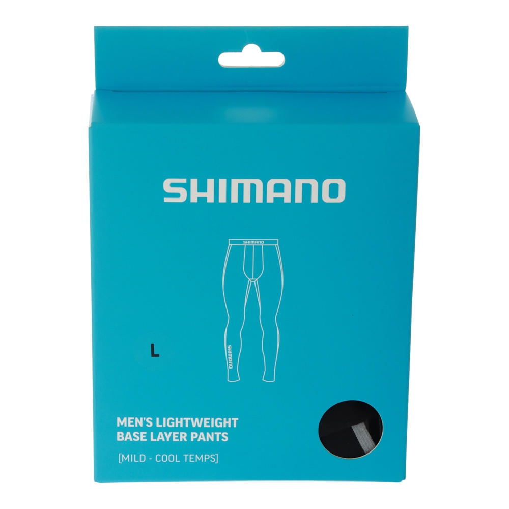 Shimano Limitless Mens Thermal Base Layer Pants Black