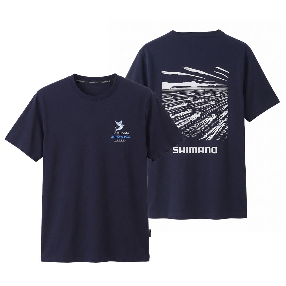 Shimano Kubota Billfish Classic 2026 T-Shirt Navy