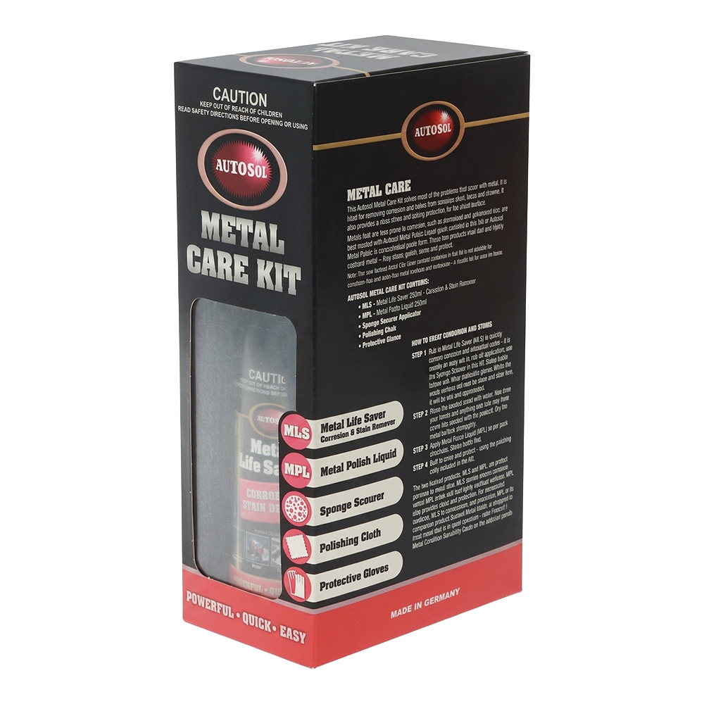 AUTOSOL Metal Care Kit 5-Piece