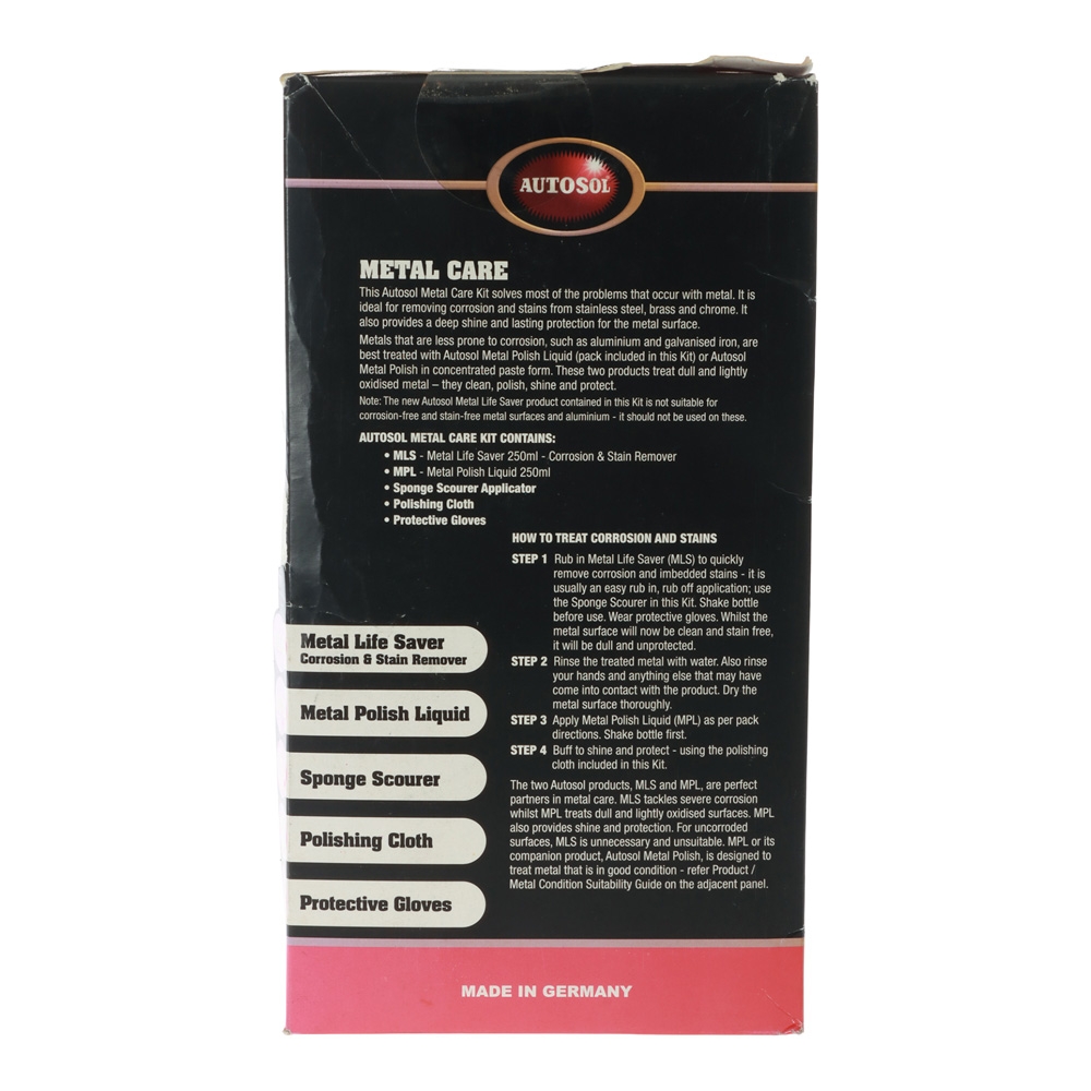 AUTOSOL Metal Care Kit 5-Piece